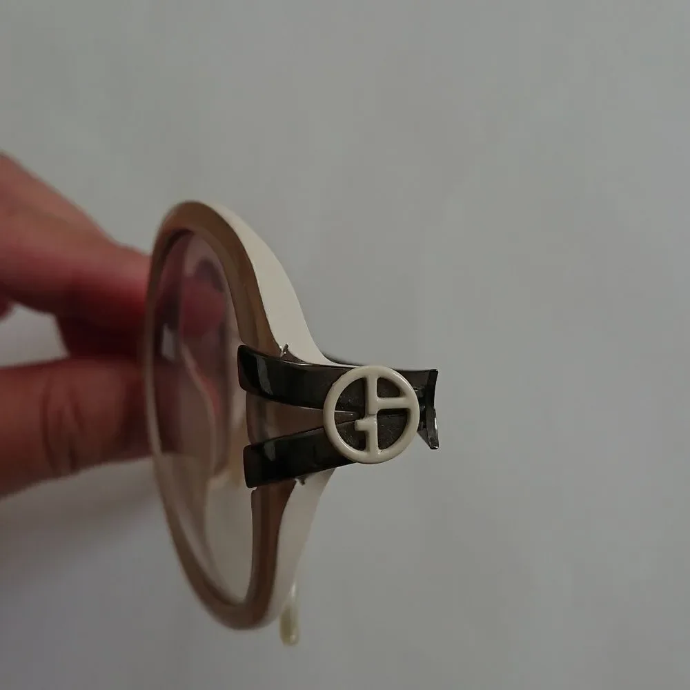 Giorgio Armani GA 777/s 56 18 130 Ivory and gray sunglasses